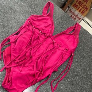 YMI burgundy One Piece Swimsuit great condition never worn